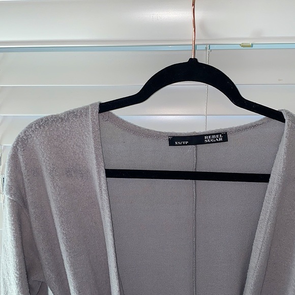 RARE BY REBEL SUGAR!!! Extra long cardigan sweater - Picture 3 of 4